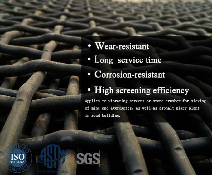 экран ячеистой сети волнистой проволки нержавеющей стали 304 12.7mm сверхмощный 1