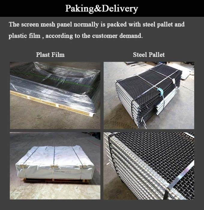 экран ячеистой сети волнистой проволки нержавеющей стали 304 12.7mm сверхмощный 4