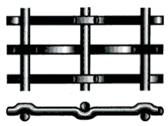 Анти- отверстие микрона 12.7mm ячеистой сети волнистой проволки 100 нержавеющей стали корозии 304L сверхмощное 2