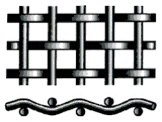 Анти- отверстие микрона 12.7mm ячеистой сети волнистой проволки 100 нержавеющей стали корозии 304L сверхмощное 0