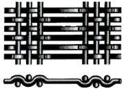 Анти- отверстие микрона 12.7mm ячеистой сети волнистой проволки 100 нержавеющей стали корозии 304L сверхмощное 3