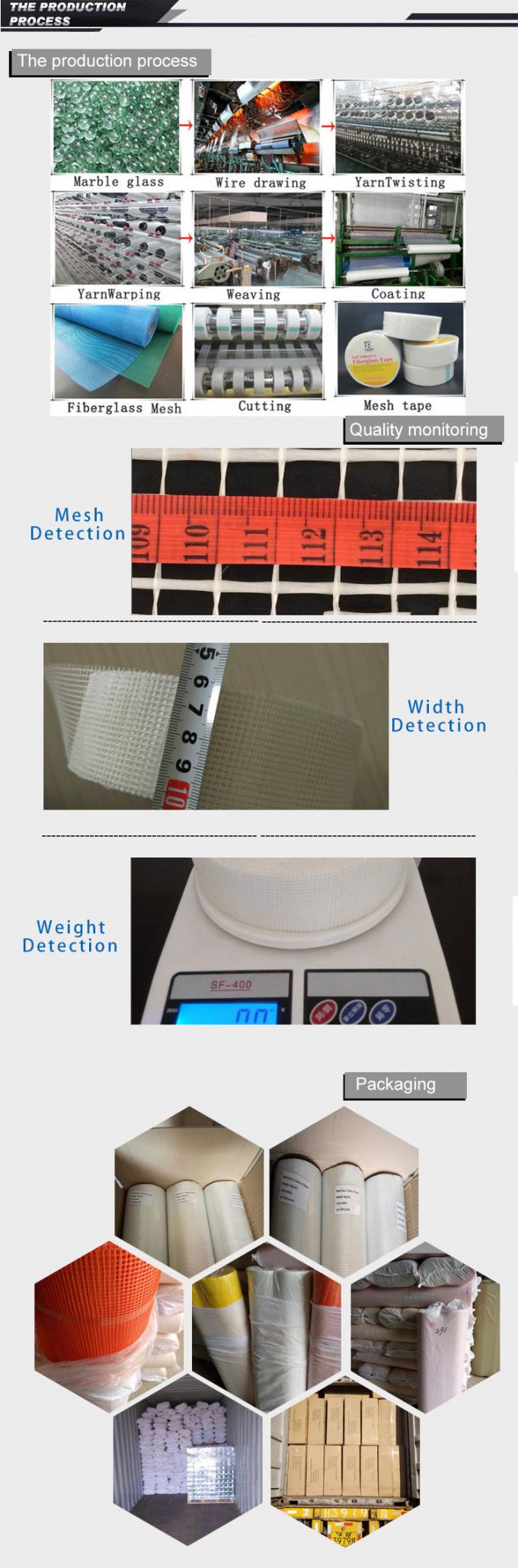 Высокотемпературная стекловолоконная сетка 10x10 ячеек, 80 г/м2, полотняного плетения 6